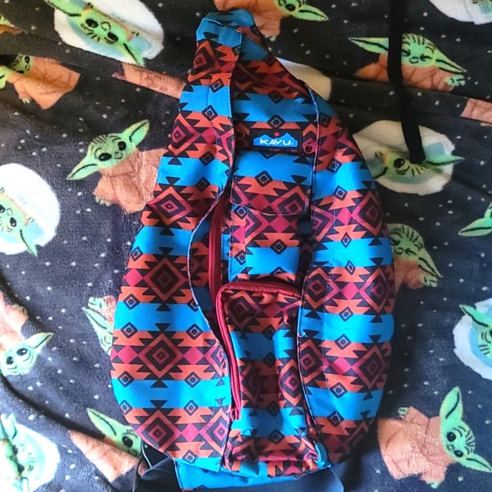 Kavu Rope Sling Bag/Backpack Aztec Read Below